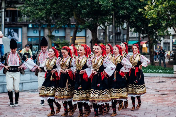 Βελιγράδι Σερβία Ιουλίου 2017 Βελιγράδι Βραβείο 2017 Διεθνές Λαϊκό Χορό — Φωτογραφία Αρχείου