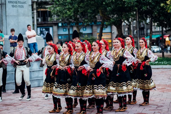 Βελιγράδι Σερβία Ιουλίου 2017 Βελιγράδι Βραβείο 2017 Διεθνές Λαϊκό Χορό — Φωτογραφία Αρχείου