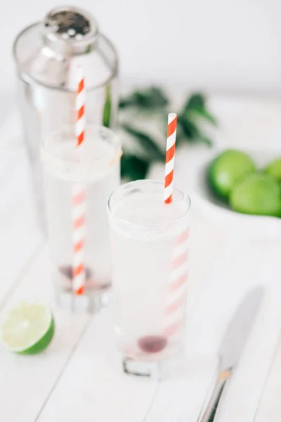 Suco Desintoxicação Mesa — Fotografia de Stock