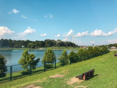 Sava Nehri Belgrad, Sırbistan için köprüden kablo