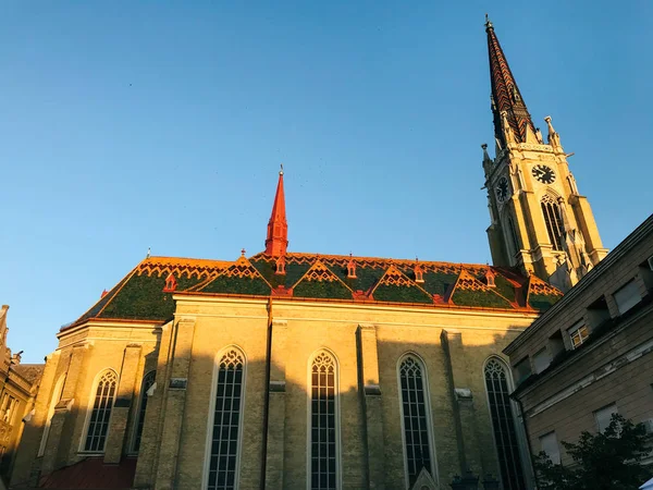 Igreja Católica Velha Novi Sad Sérvia — Fotografia de Stock