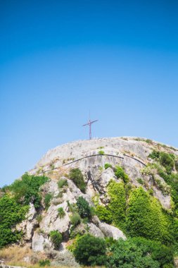 Kerkyra'daki eski kale, Yunanistan.