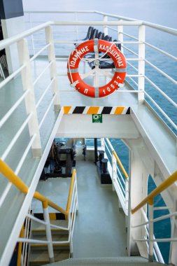 Yolcu gemisinin iç detayları.