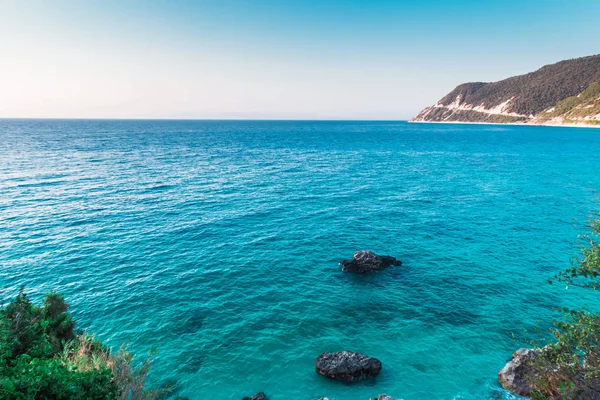 Playa Porto Katsiki Lefkada Grecia Islas Jónicas Imágenes de stock libres de derechos