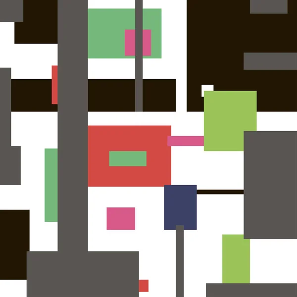 Figures Grises Colorées — Image vectorielle