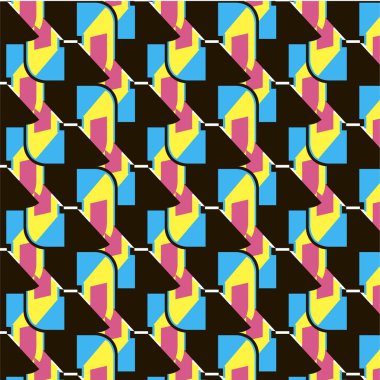 Geometrik çevrelerin desen