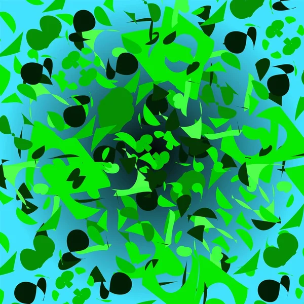 Formes vertes vecteur abstrait — Image vectorielle