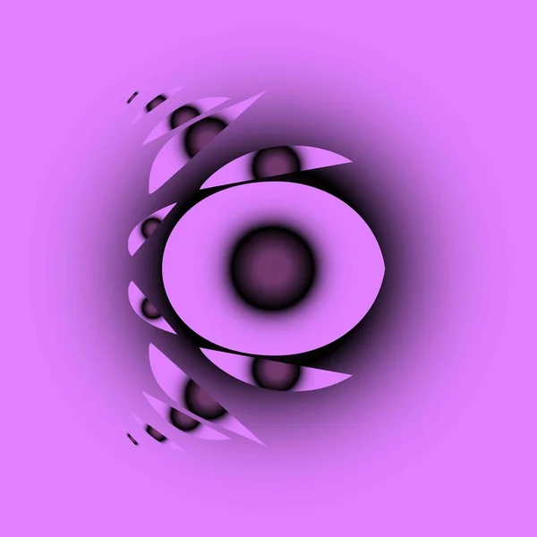 Ojo rosa abstracto para el fondo — Vector de stock