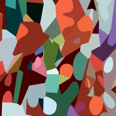 Ayrıntıların parlak deseni, vektör.