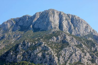 Hırvatistan dağların panoramik görünüm
