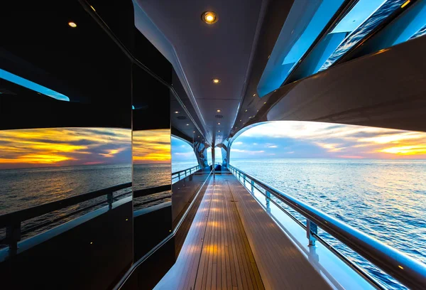 Details of Interior Luxury Yacht