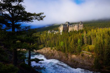 Historic Hotel görünümünden sürpriz köşe Banff, Kanada