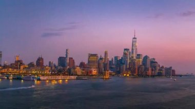 New York Şehri Geceleri gökyüzü