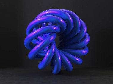 Bir biyonik rakam, 3d render görüntü