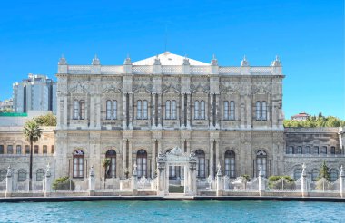 İstanbul, Türkiye, Dolmabahçe Sarayı. Saray Osmanlı İmparatorluğu 'nun 31. Sultanı I. Abdulmecid tarafından 1843' te yaptırıldı..