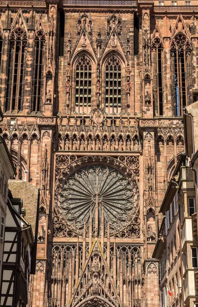 Catedral Nuestra Señora Notre Dame Estrasburgo Alsacia Centro Histórico Incluida — Foto de Stock