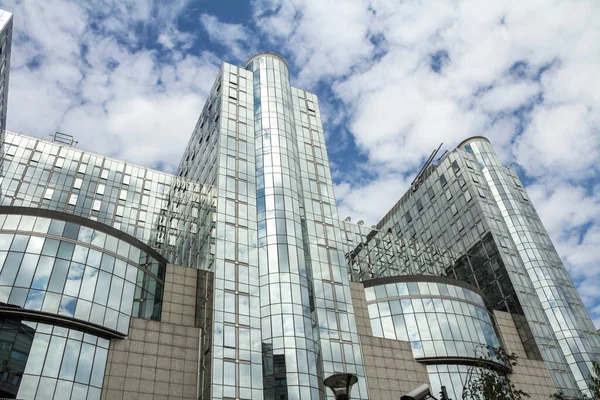 Брюссель Бельгия Здание Европейского Парламента — стоковое фото