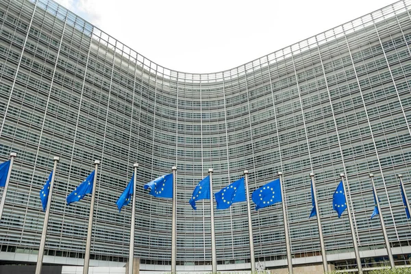 比利时布鲁塞尔 欧洲联盟委员会总部大楼 比利时布鲁塞尔 — 图库照片