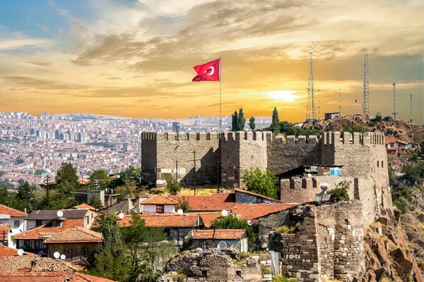 Ankara Burg Ankara Hauptstadt Der Türkei — Stockfoto