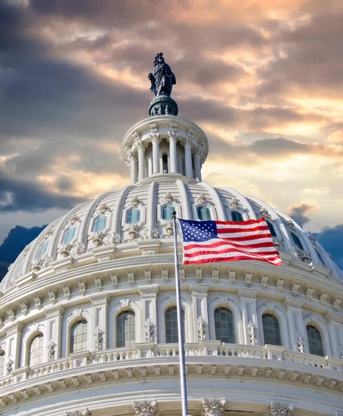 Washington Edifício Capitólio Dos Eua — Fotografia de Stock