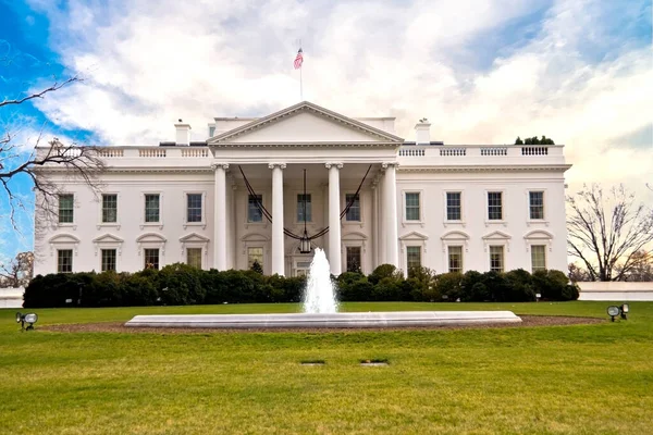 Белый Дом Вашингтоне Округ Колумбия — стоковое фото