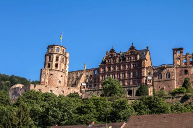Heidelberg, Almanya: Heidelberg 'deki kale harabesi, Baden Wuerttemberg, Almanya
