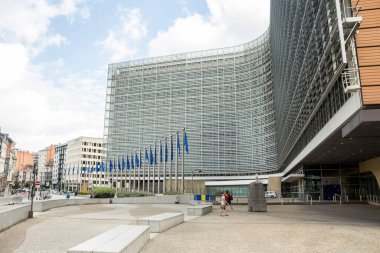 Brüksel, BELGIUM: Avrupa Komisyonu 'nun Brüksel, Belçika, Avrupa' daki Karargahı