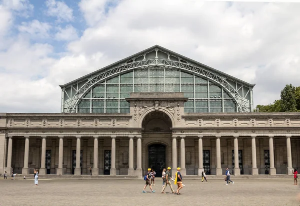 Bruselas Bélgica Palais Mondial South Hall Que Alberga Museo Automóviles — Foto de Stock