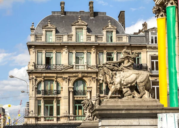 Brussels Belgium 2019 View Building Bourse Brussels Former Stock Exchange — Stock Photo, Image