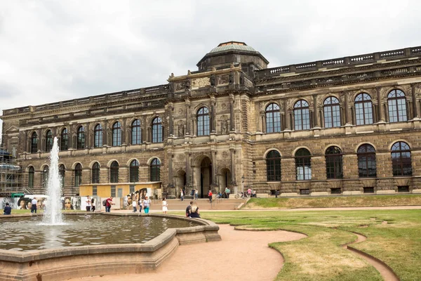 Pałac Zwinger Galeria Sztuki Muzeum Dreźnie Niemcy — Zdjęcie stockowe