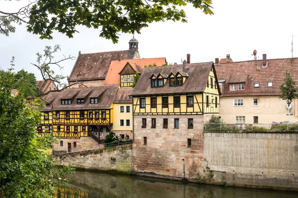 Stein Nurnberg Németország 2017 Nürnberg Belvárosának Utcaképe Bajorország Nürnberg Évente — Stock Fotó