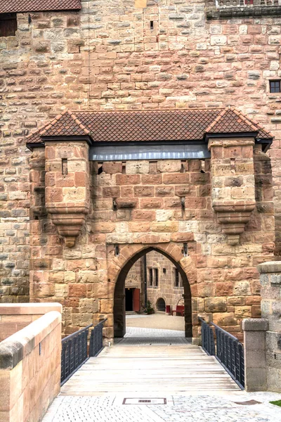 Ворота Франконианского Замка Кадольцбург Недалеко Нюрнберга Германия — стоковое фото