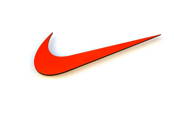 Herzogenaurach Signo Del Logotipo Nike Agosto 2017 Alemania Nike Inc —  Fotos de Stock