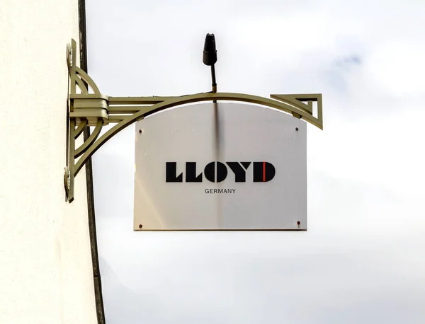 Ingolstadt Jerman Toko Outlet Lloyd Perusahaan Jerman Menawarkan Berbagai Macam — Stok Foto