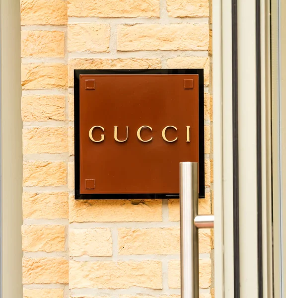 Ingolstadt Németország Gucci Áruház Guccit Egy Olasz Divat Bőráru Márkát — Stock Fotó