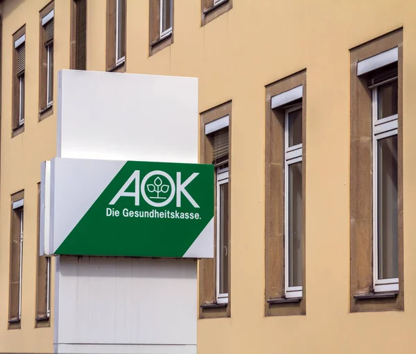 Weißenburg Aok Logo Aok Ist Eine Der Führenden Krankenversicherungen Deutschland — Stockfoto