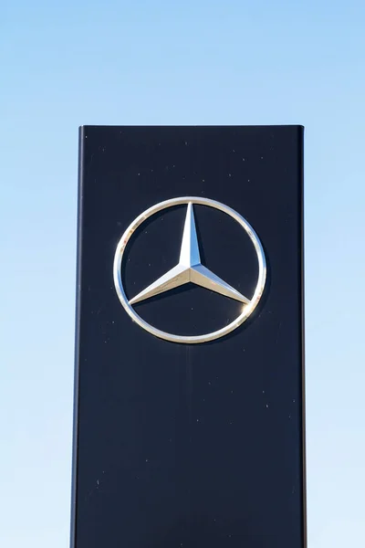 Nurnberg Alemania Distribuidor Coches Mercedes Benz Mercedes Benz Fabricante Automóviles — Foto de Stock