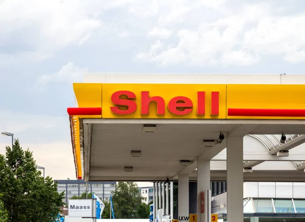 Schwabach Duitsland Royal Dutch Shell Plc Shell Een Brits Nederlandse — Stockfoto