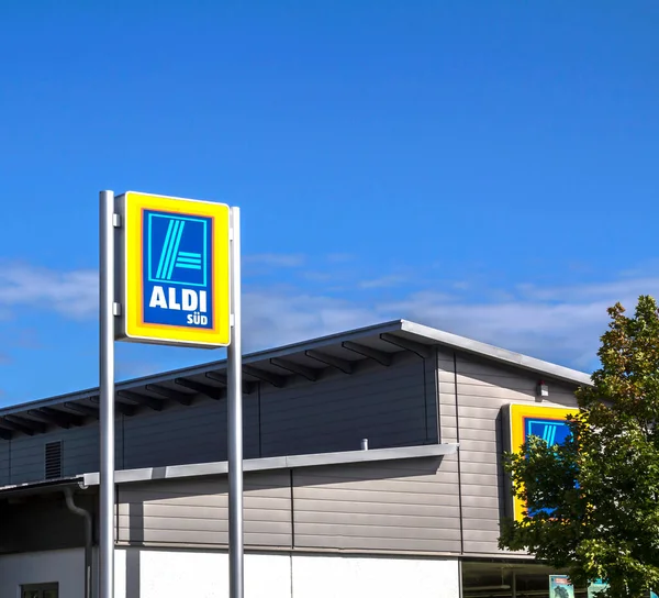 Aldi Jižní Řetězec Supermarketů Aldi Jih Německý Globální Diskontní Supermarket — Stock fotografie