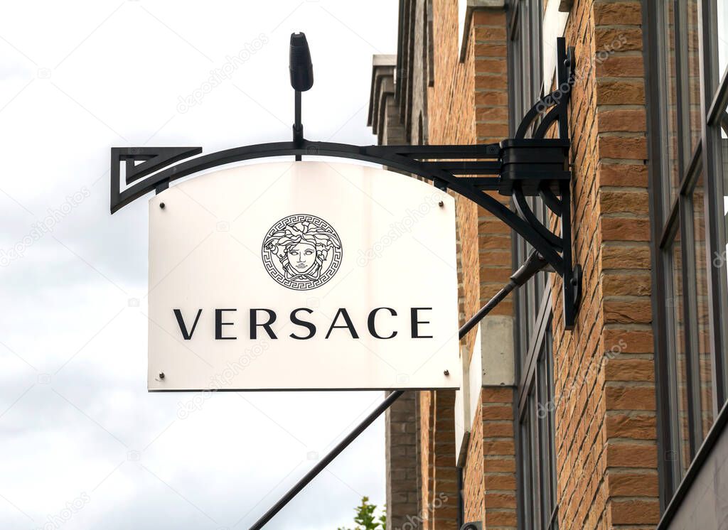 INGOLSTADT, GERMANY : Versace fashion store in , Germany .Versace, is an Italian luxury fashion company and trade name founded by Gianni Versace.