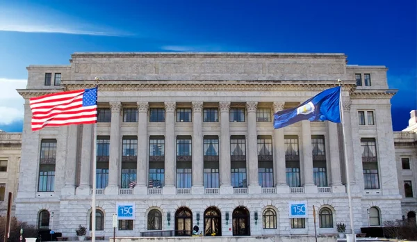Tarım Bakanlığı ofis binası, Amerikan bayrağı dalgalanması, Washington DC, ABD
