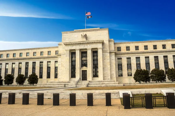 Siedziba Rezerwy Federalnej Waszyngtonie Usa Fed — Zdjęcie stockowe