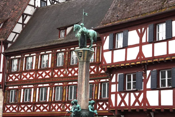 Παραδοσιακά Γερμανικά Σπίτια Της Παλιάς Πόλης Forchheim Βαυαρία — Φωτογραφία Αρχείου