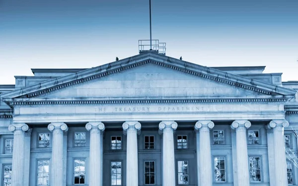 Dipartimento Del Tesoro Washington — Foto Stock