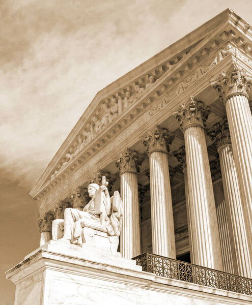 Supreme Court building in Washington, DC
