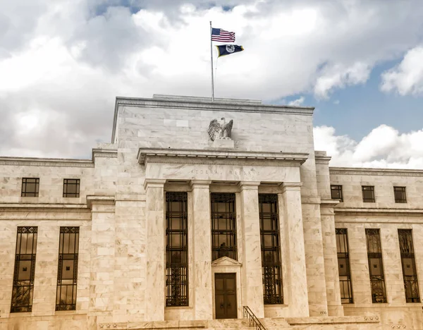 Huvudkontoret För Federal Reserve Washington Usa Fed — Stockfoto