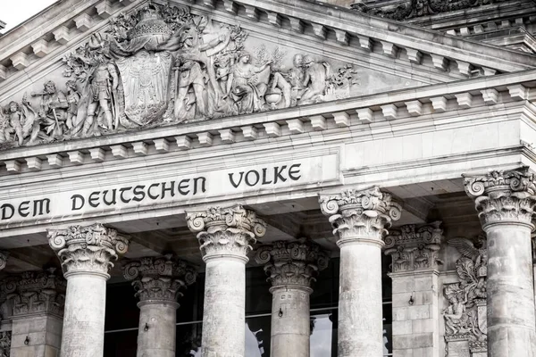 Edifício Reichstag Berlim Parlamento Alemão — Fotografia de Stock