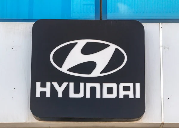 Ankara Turquía Hyundai Motor Company Dealership Hyundai Fabricante Automóviles Multinacional — Foto de Stock