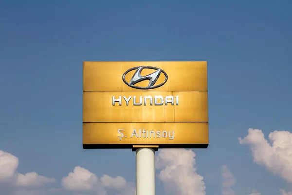 Ankara Turecko Hyundai Motor Company Dealership Hyundai Jihokorejský Nadnárodní Výrobce — Stock fotografie