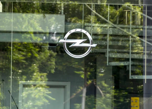 Furth Alemania Distribuidor Opel Opel Fabricante Automóviles Alemán Parte Del — Foto de Stock